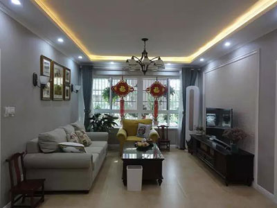 大学城现代风格室内装饰设计实景案例