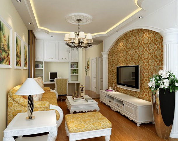 大学城装修公司推荐：浪漫、优雅的平民欧式装修